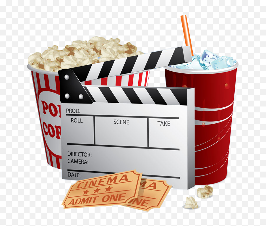 Cinema Ticket Film This Cartoon Brand Cola - Png Emoji,Movie Popcorn Clipart