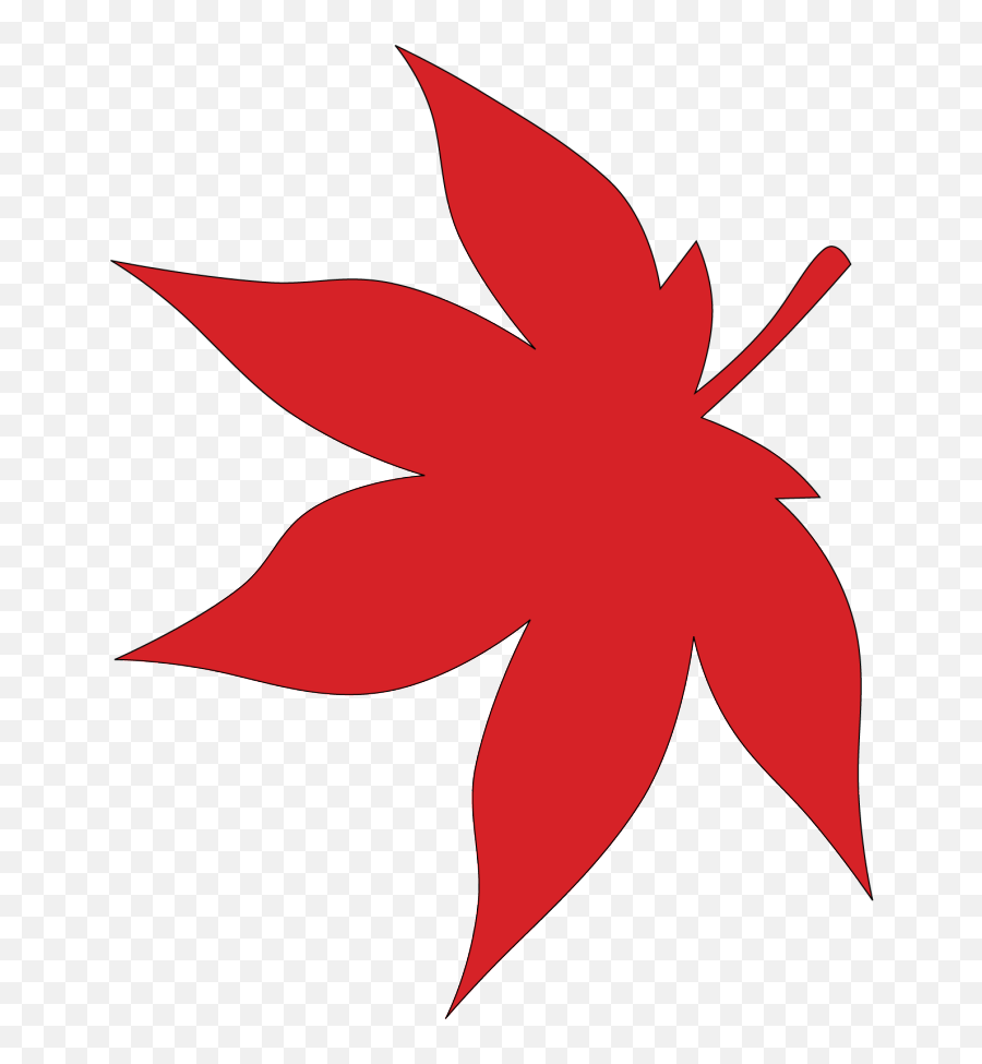 Canadian Maple Leaf Outline Clipart - Maple Story Png Maplestory Leaf Emoji,Leaf Outline Clipart