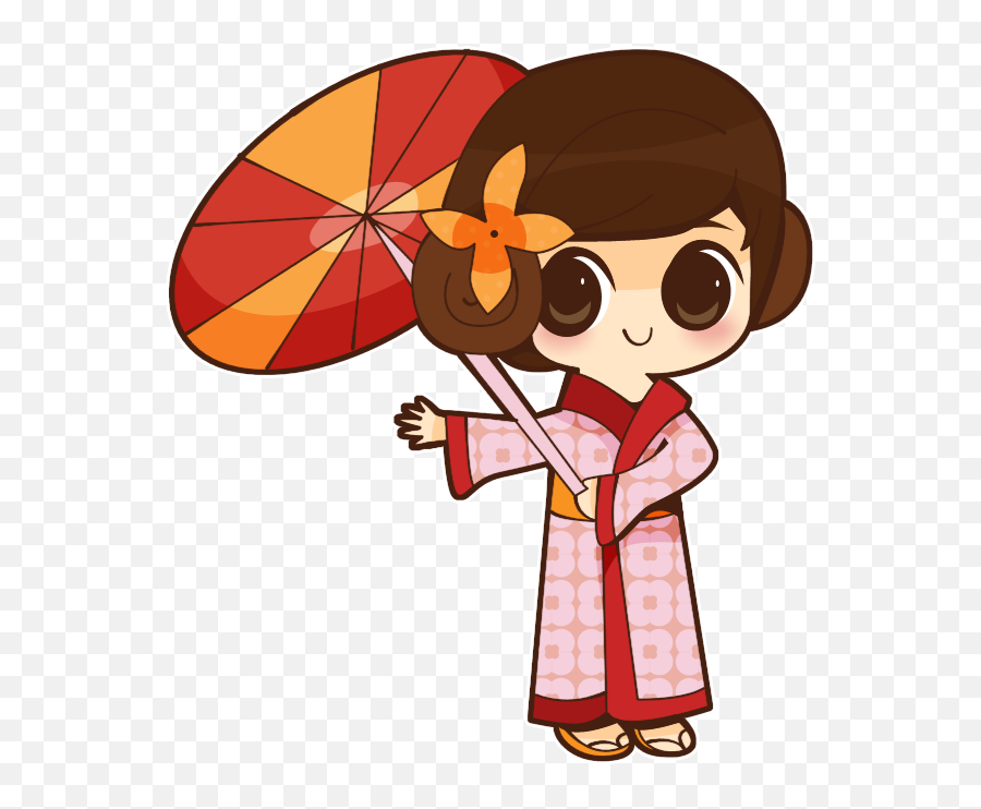 Travelling To Japan - Cute Png Japanese Girl Cartoon Emoji,Icebreaker Clipart