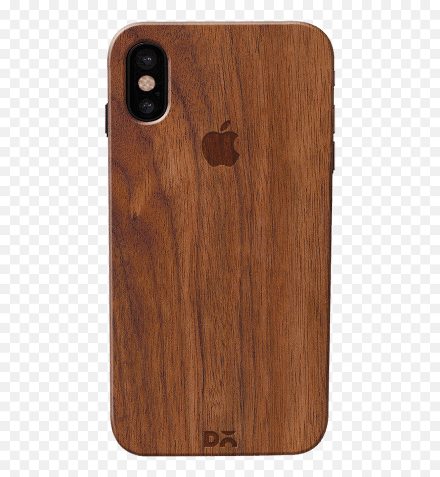 Dailyobjects Apple Logo Real Wood Maple Case For Iphone X - Mobile Phone Case Emoji,Iphone Logo