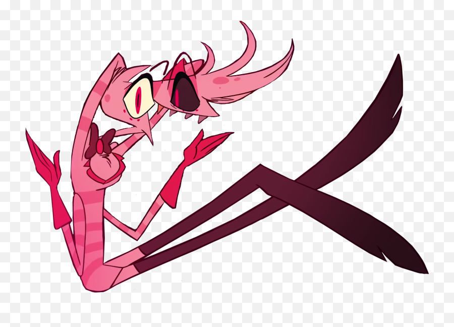 Transparent Png Of That One Weird Frame Where Angel Dust - Fictional Character Emoji,Dust Png