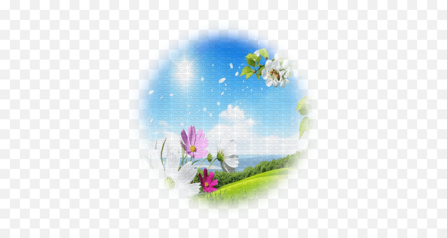 Spring Landscape Paysage Printemps - Picmix Emoji,Sweet Dreams Clipart