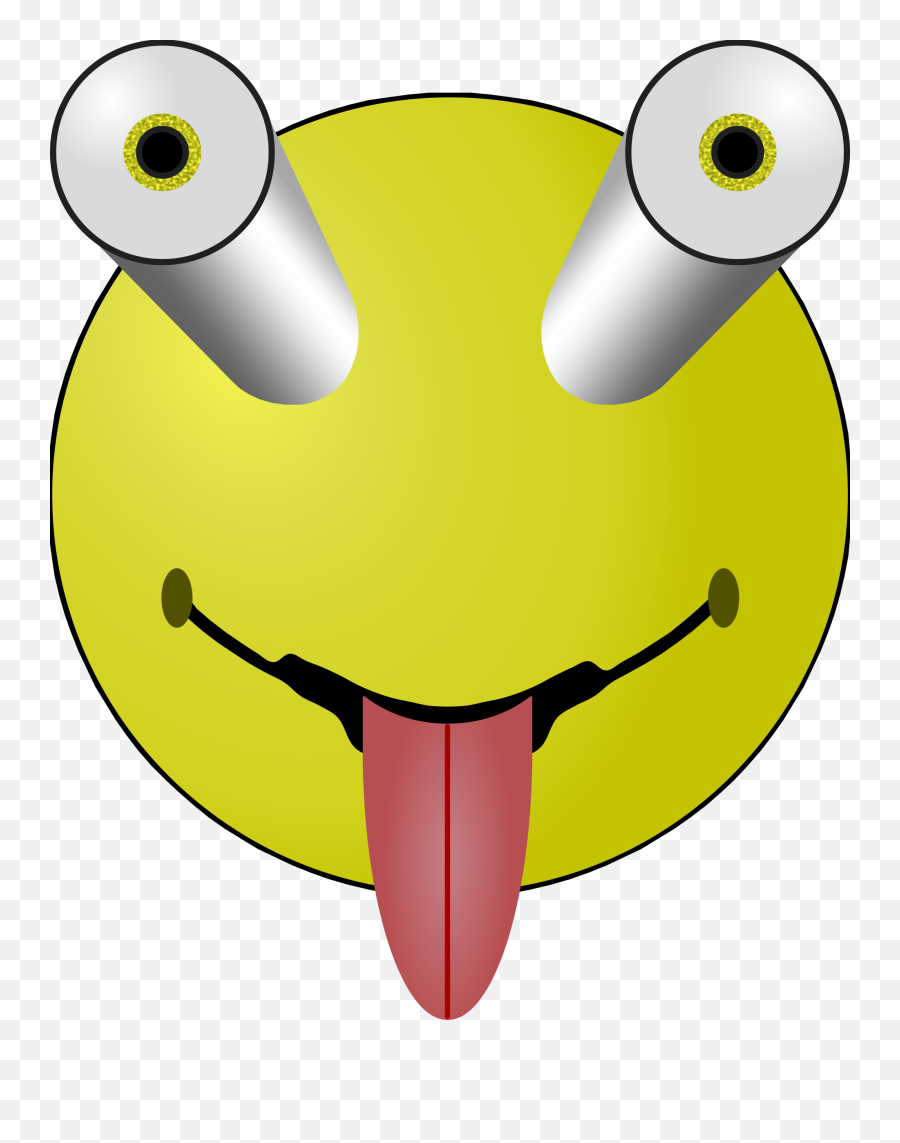 Free Clip Art Bug Eyed And Tounge By Arvin61r58 Emoji,Angry Eyes Clipart