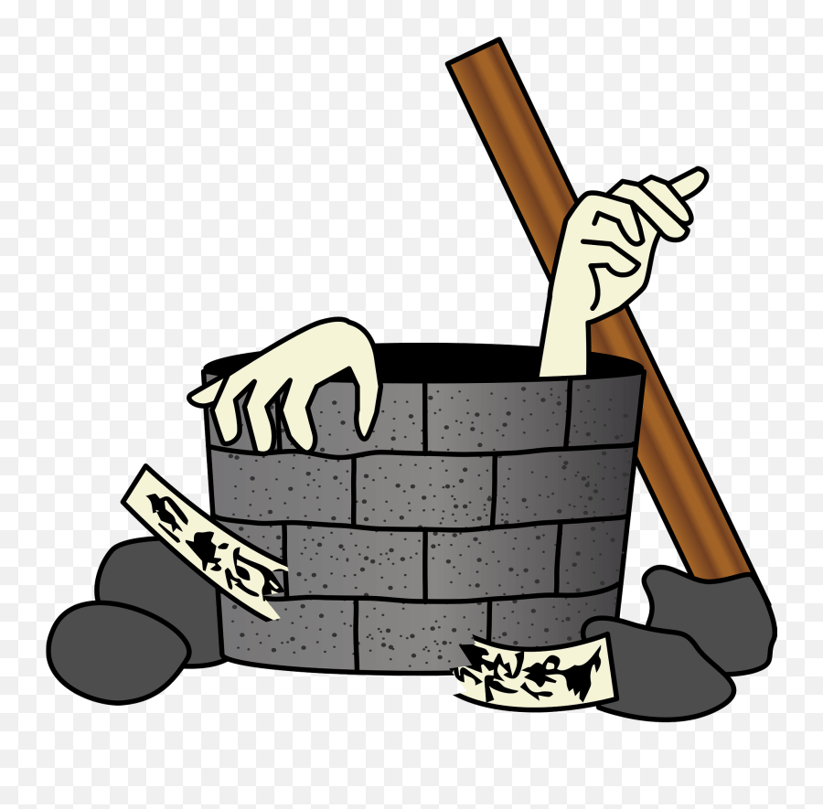 Ghost In A Water Well Clipart Free Download Transparent Emoji,Get Well Clipart