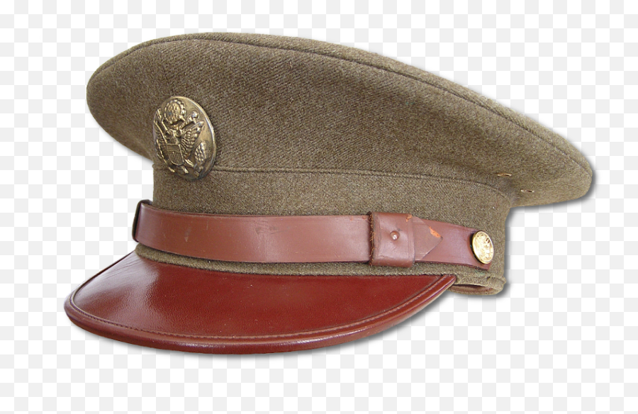 Caps Service Wool Serge Olive - Drab Specifications Qmc 8 Emoji,Army Hat Png