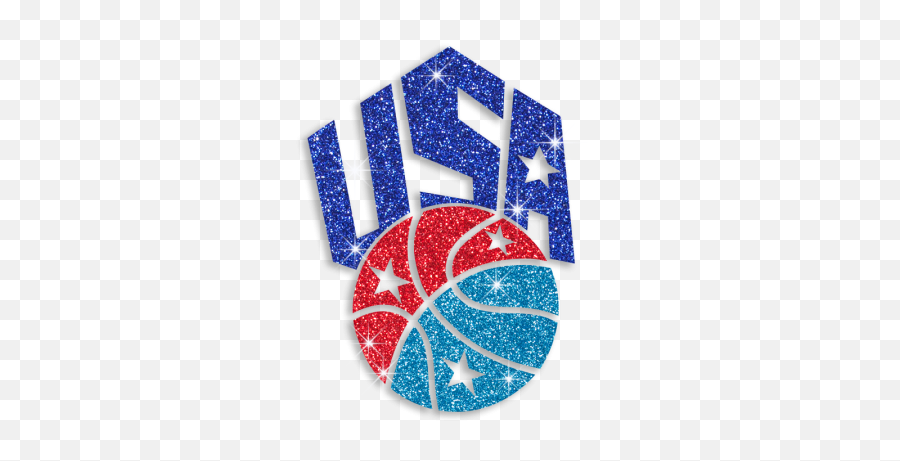 Trendy Usa Basketball Iron - On Glitter Transfer Motif Cstown Emoji,Usa Basketball Logo