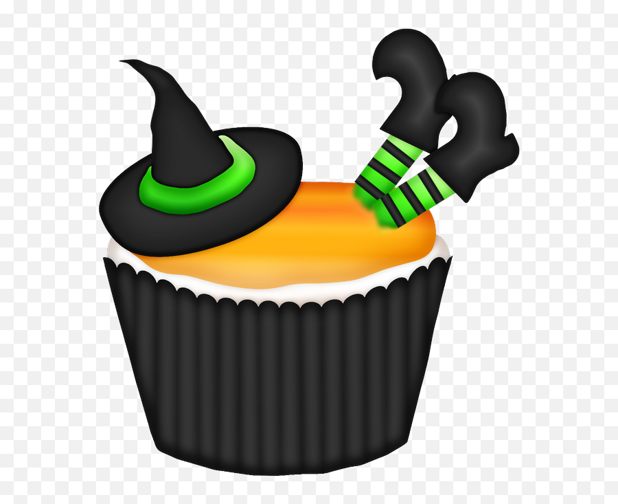 Gifs Halloween Cupcake Png Cupcake - Halloween Clip Art Cake Emoji,Cupcake Clipart