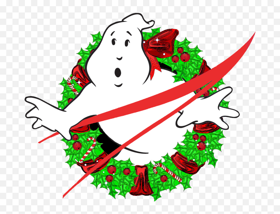 Christmas Ornaments - Christmas Ribbon Circle Png Emoji,Ghostbusters Logo