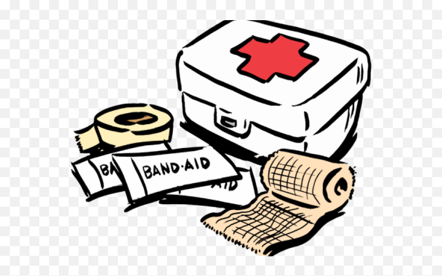 Survival Clipart Band Aid - Cartoon First Aid Clipart Emoji,Bandaid Clipart