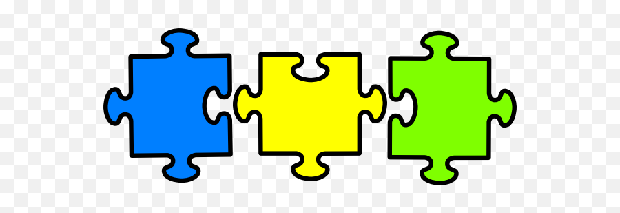 3 Clipart Puzzle 3 Puzzle Transparent - 3 Piece Puzzle Clipart Emoji,Puzzle Pieces Clipart