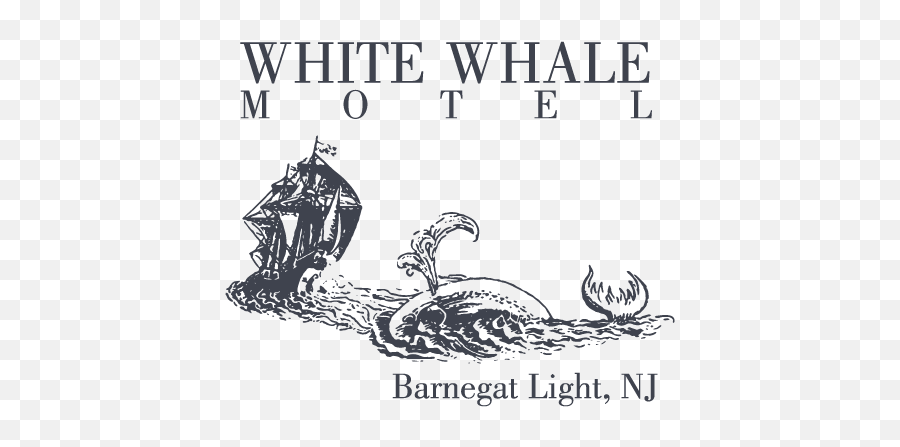 White Whale Motel - Barnegat Light New Jersey White House Black Market Emoji,Whale Logo