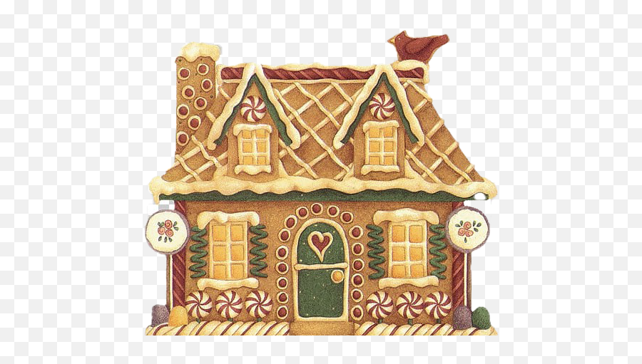 Gingerbread House Png Hd - Cute Gingerbread House Png Emoji,House Png