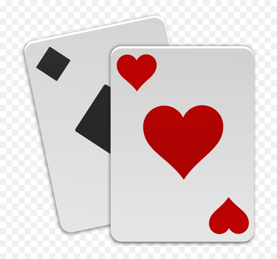 Second Heart Playing Cards Clipart - Cliparts And Others Art Pacific Islands Club Guam Emoji,Cards Clipart