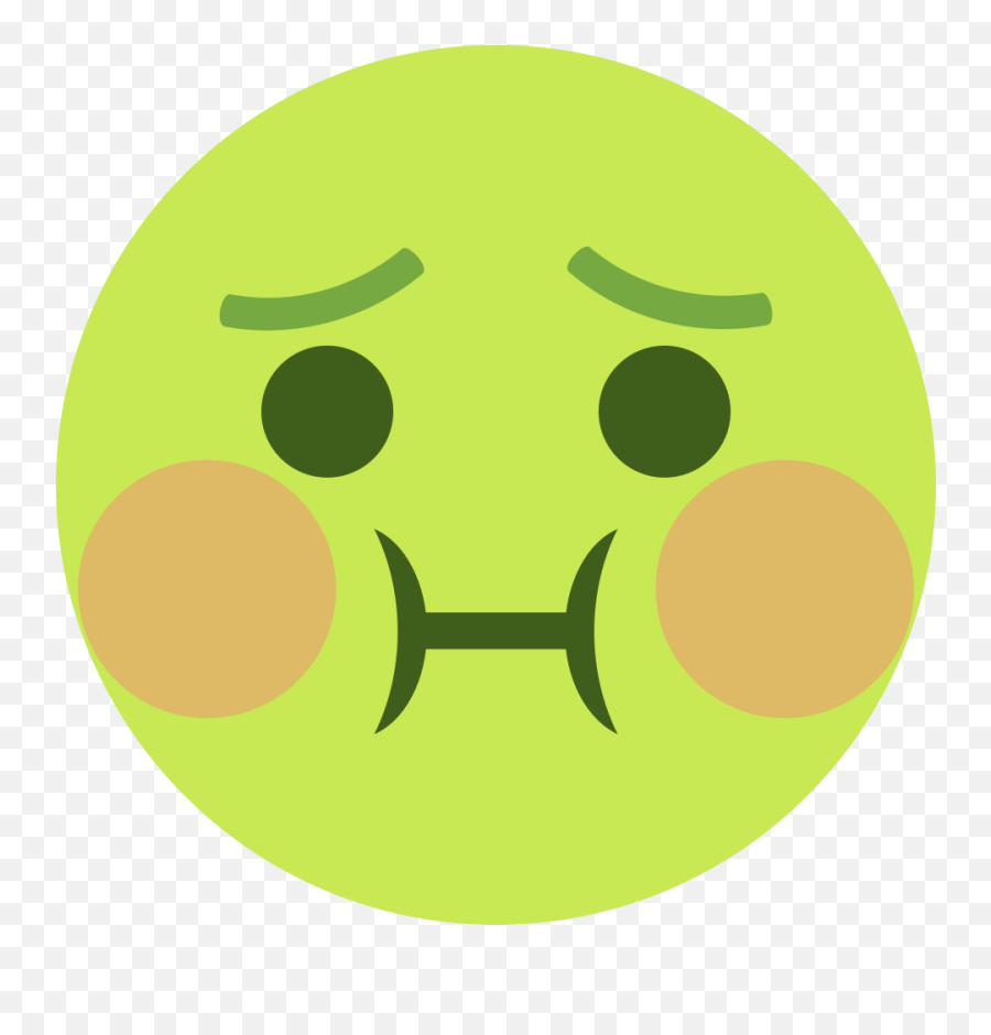 Throw Up Emoji Png - Emoji Sick Face Throwing Up Sick,Emoji Transparent Background