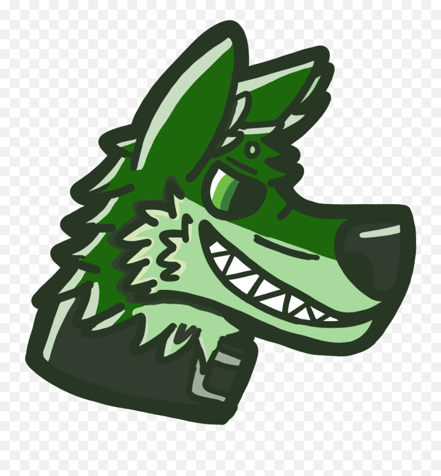 Green Wolf E - Green Wolf Logos Emoji,Wolf Logos