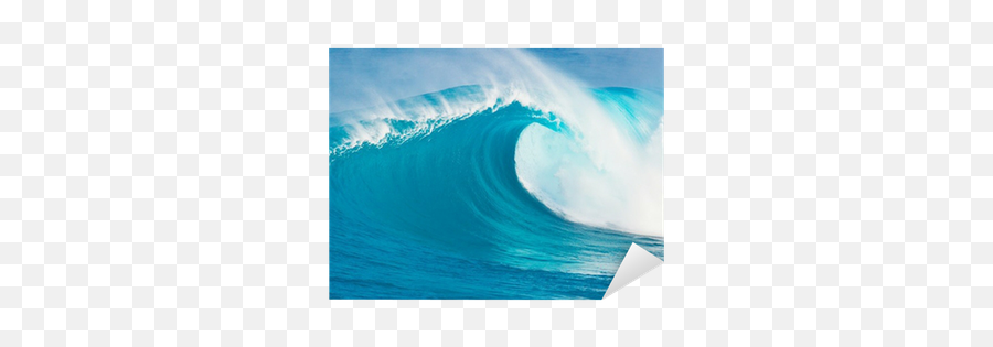 Blue Ocean Wave Sticker U2022 Pixers - We Live To Change Emoji,Ocean Wave Png