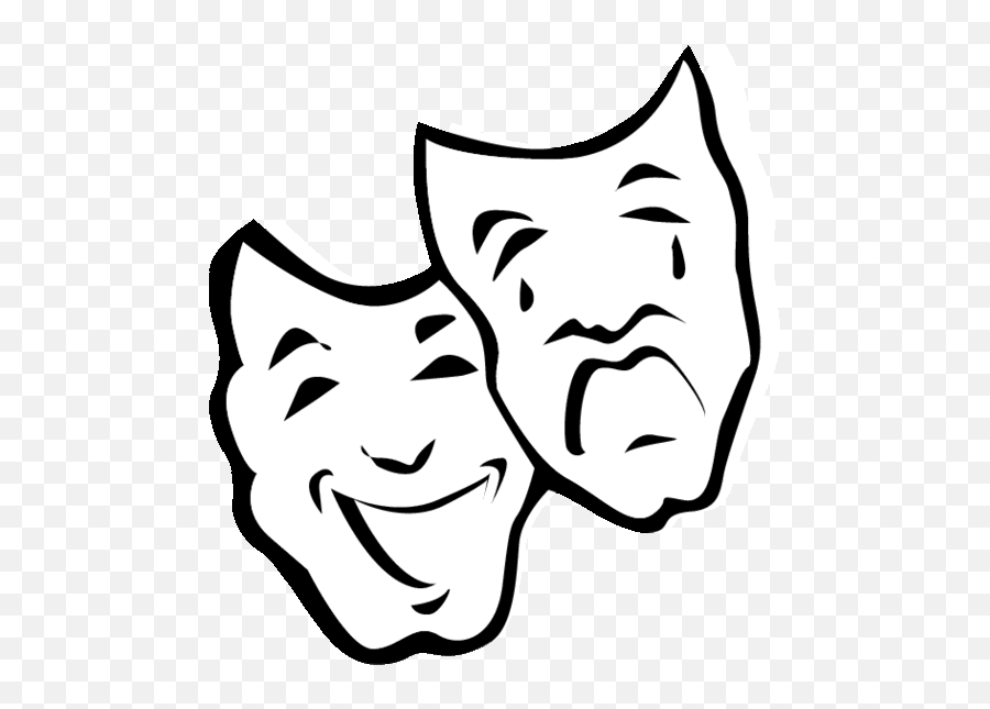 Drama Mask Template - Clipart Best Happy Emoji,Drama Clipart