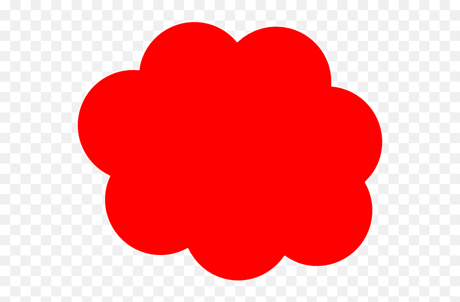 Red Cloud Clipart Png Transparent Png - Red Cloud Clipart Emoji,Clouds Clipart