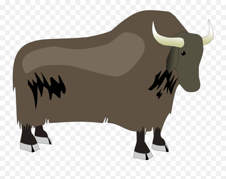 Sheep Livestock Ox Png Clipart - Clipart Yak Emoji,Bison Clipart