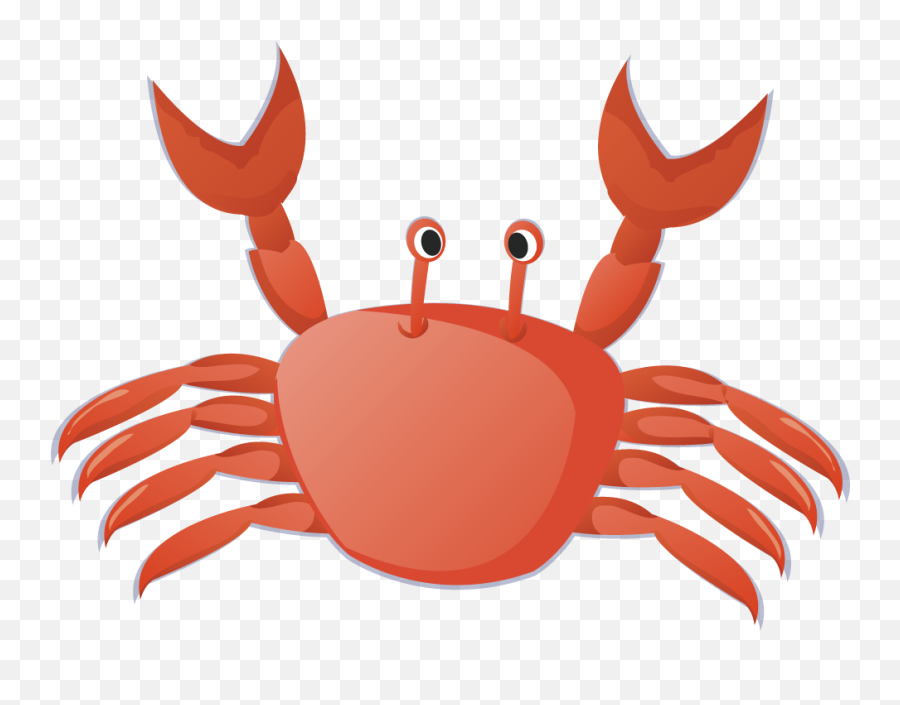 Crabs Clipart Cancer Crab - Big Emoji,Crab Clipart