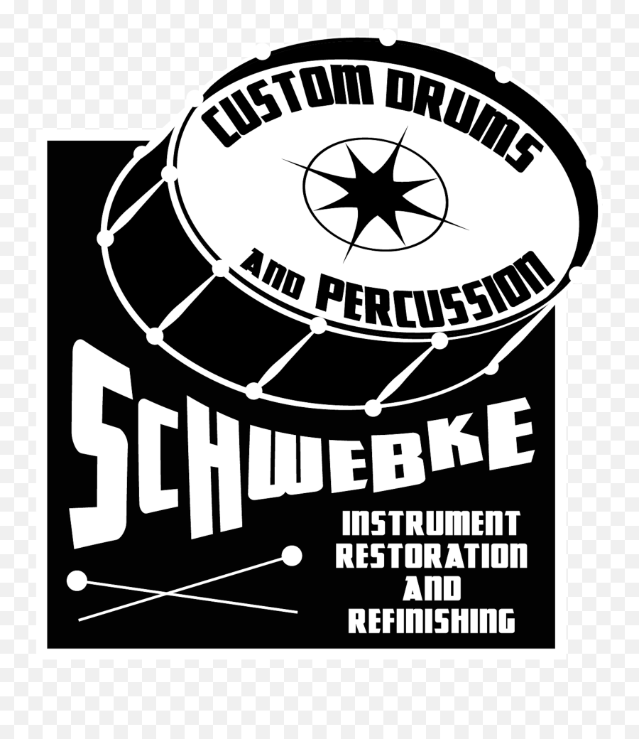 Schwebke Instrument Restoration - Language Emoji,Drum Logo
