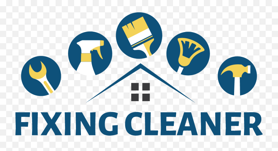 Download Hd Download Handyman Cleaning Logo Clipart Logo - Handy Man And Cleaning Logo Emoji,Handyman Logo