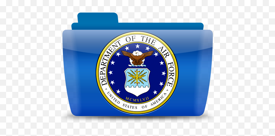 Us Air Force Seal Folder File Free Icon Of Colorflow Icons - Air Force Armament Museum Emoji,Us Air Force Logo