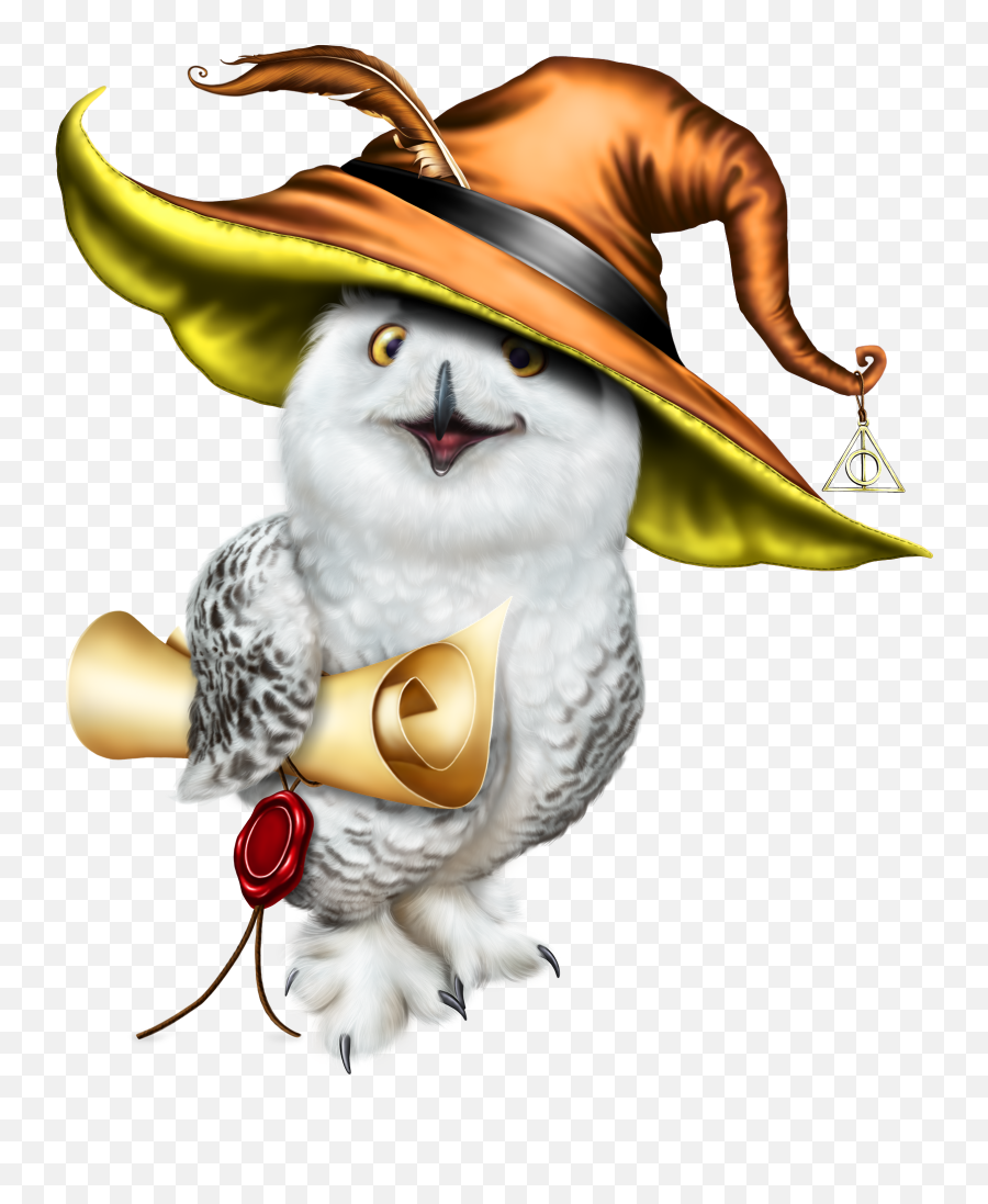 Harry Potter Owl Drawing - Clip Art Emoji,Harry Potter Owl Clipart