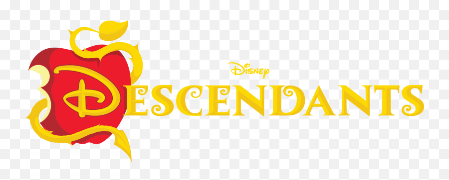 Disney Descendants 3 Logo Clipart - Full Size Clipart Descendants Apple Emoji,3 Logo