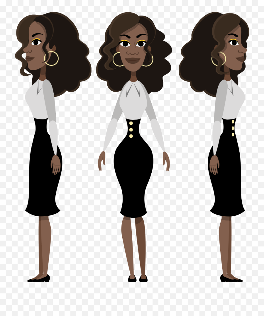 Business Lady Character Animator Puppet Character Animator - Basic Dress Emoji,Business Woman Png