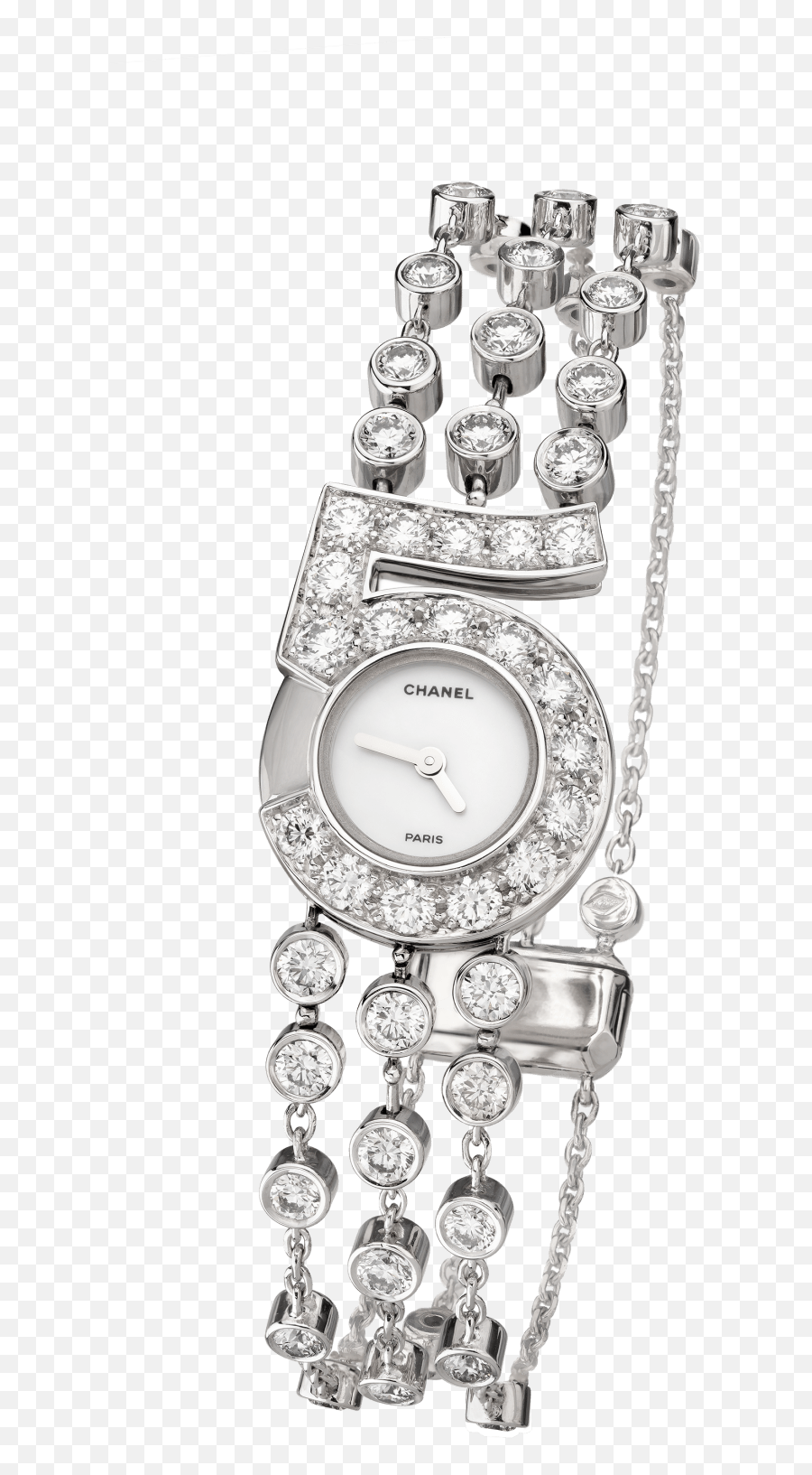 N5 Jewelry Watch - J64259 Chanel Emoji,White Diamond Png