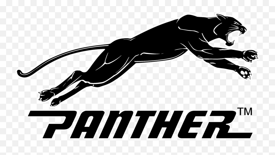 Panther Logo Black And White - Panther Logo Vector Emoji,Black Panther Logo