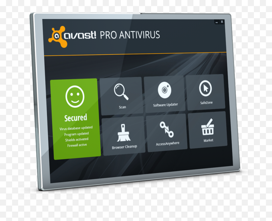Download Antivirus Avast Pro V - Avast Antivirus Png Image Emoji,Avast Logo Transparent