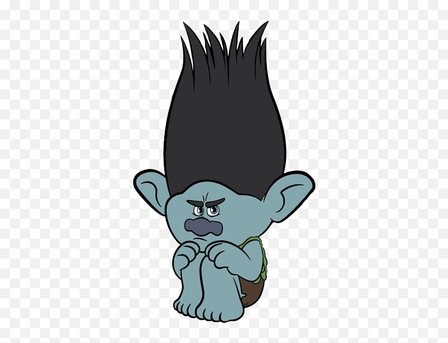 Library Of Trolls Imagenes Picture Black And White Download - Clipart Branch From Trolls Emoji,Trolls Png