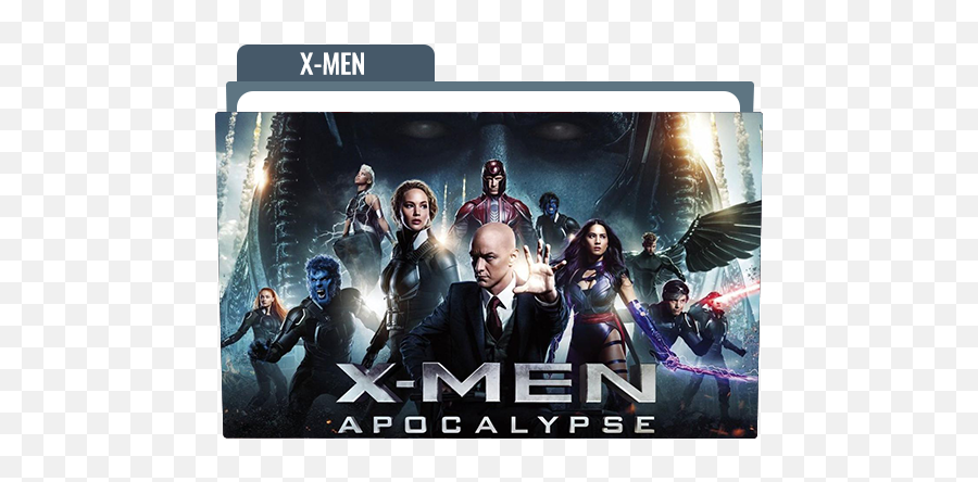 X Men Apocalypse Folder Icon Free Download - Designbust X Men Apocalypse Review Emoji,Xmen Logo