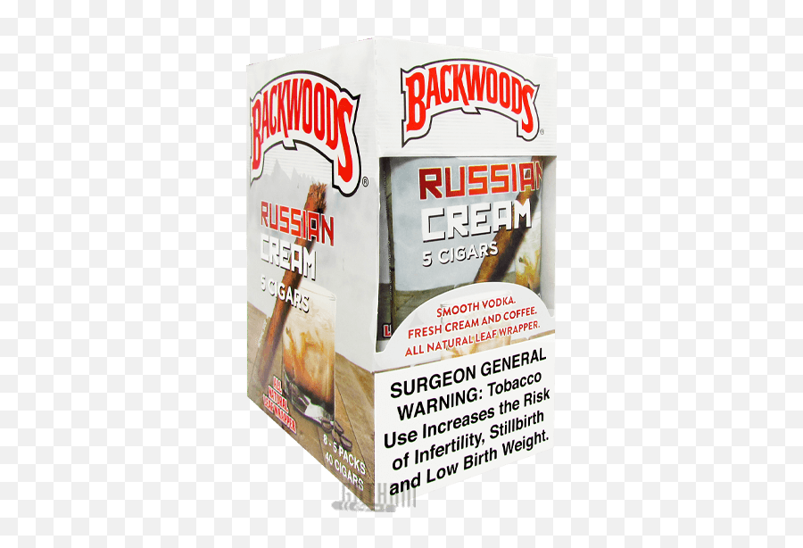 Backwoods Cigars Russian Cream - White Russian Backwoods Emoji,Backwoods Logo
