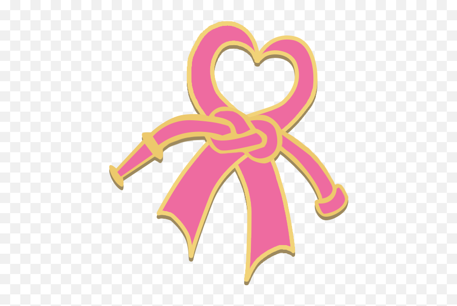 Breast Cancer Awareness Fire Hose Lapel Pin - Fire Department Breast Cancer Awareness Hose Ribbon Emoji,Breast Cancer Logo