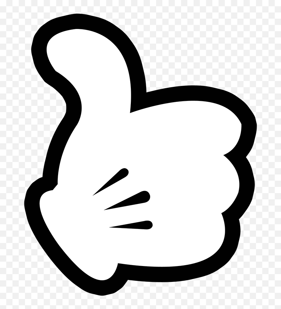 Positive Clipart Thumbs Down Picture 1945058 Positive - Cuerpo De Mickey Mouse Emoji,Thumbs Down Clipart