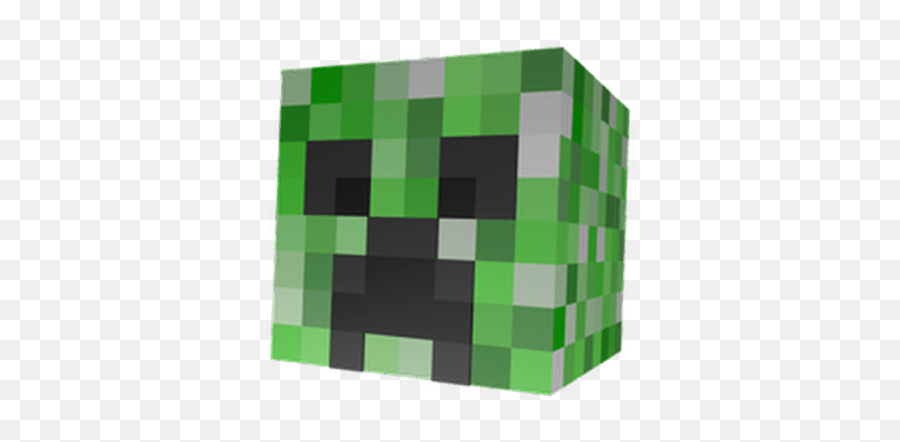 Block Minecraft Transparent Png - Minecraft Creeper Head Png Emoji,Minecraft Grass Block Png
