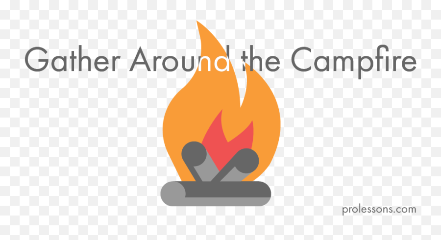 Beginner Acoustic Guitar Songs Gather Around The Campfire - Language Emoji,Campfire Png
