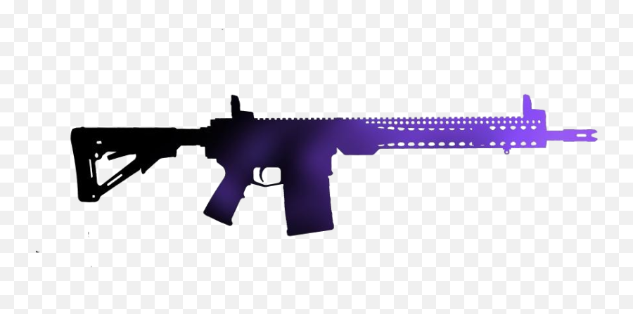 Transparent Line Rifle Clipart Line Rifle Png Image - Armalite M15 Tactical Emoji,Rifle Clipart