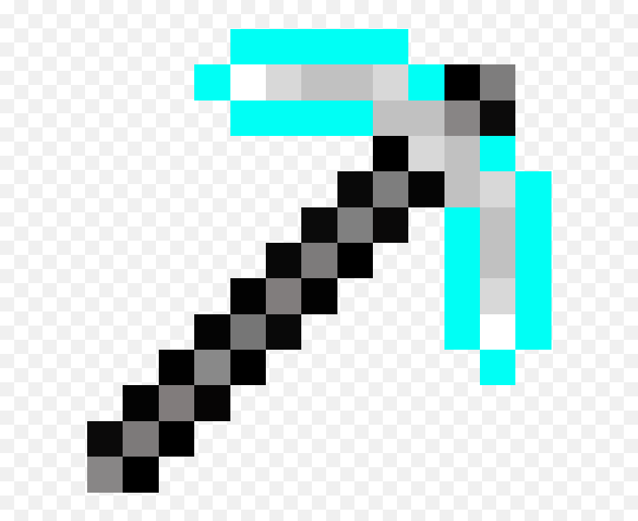 Download Hd The Gallery For U003e Crossed Diamond Sword - Terraria Pickaxe Png Emoji,Minecraft Diamond Sword Png