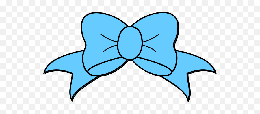 Turquoise Bow Clipart Clip Art At Clker - Small Blue Bow Clipart Emoji,Bow Clipart
