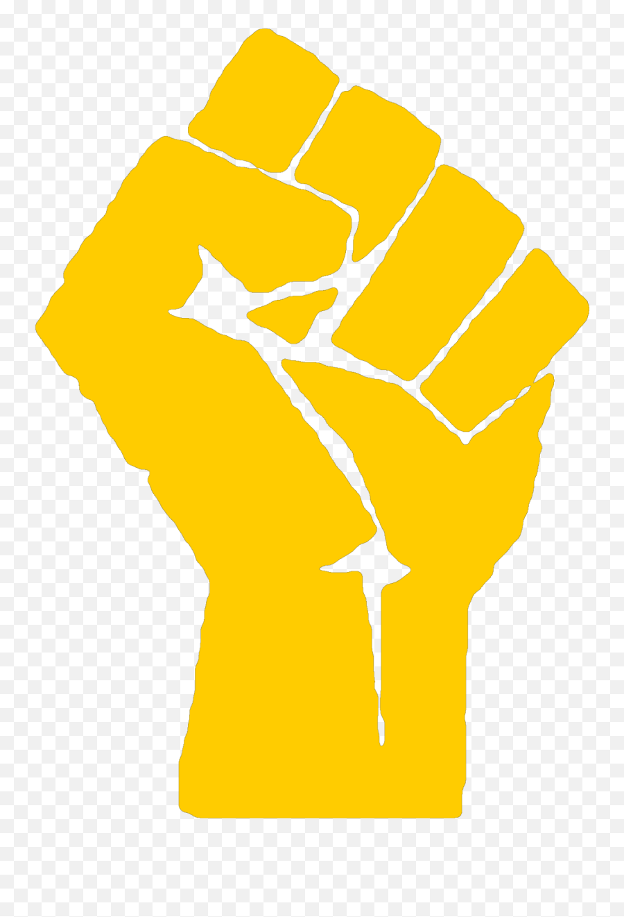 Yellow Fist - Yellow Fist Emoji,Fist Png