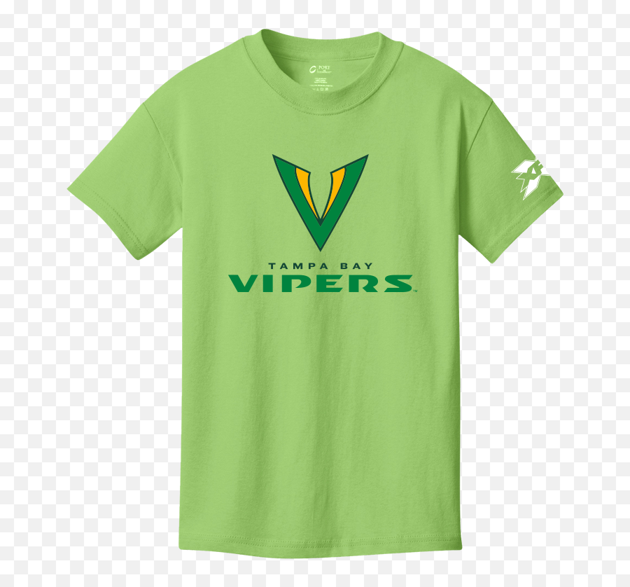 Tampa Bay Vipers Youth Logo T - Shirt Xfl Shop Tampa Bay Vipers Emoji,Tampa Bay Logo