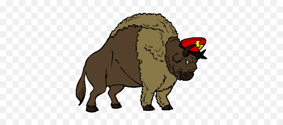 Co Andy - Animated Bison Gif Emoji,Bison Clipart