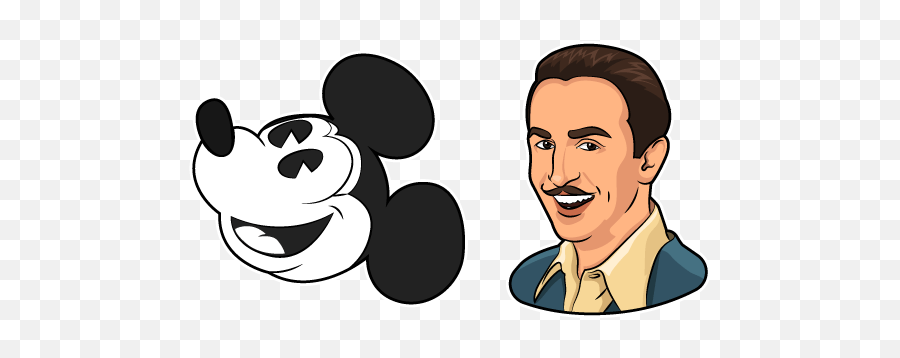 Walt Disney Cursor U2013 Custom Cursor - Walt Disney Person Cartoon Emoji,Walt Disney Company Logo