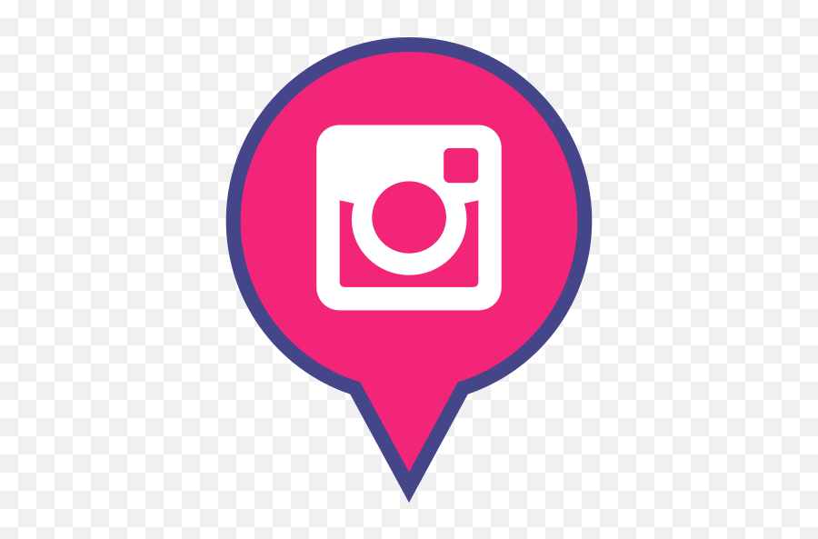 Social Media Pin Logo Instagram - Icone Instagram Laranja Png Emoji,Logo De Instagram Png