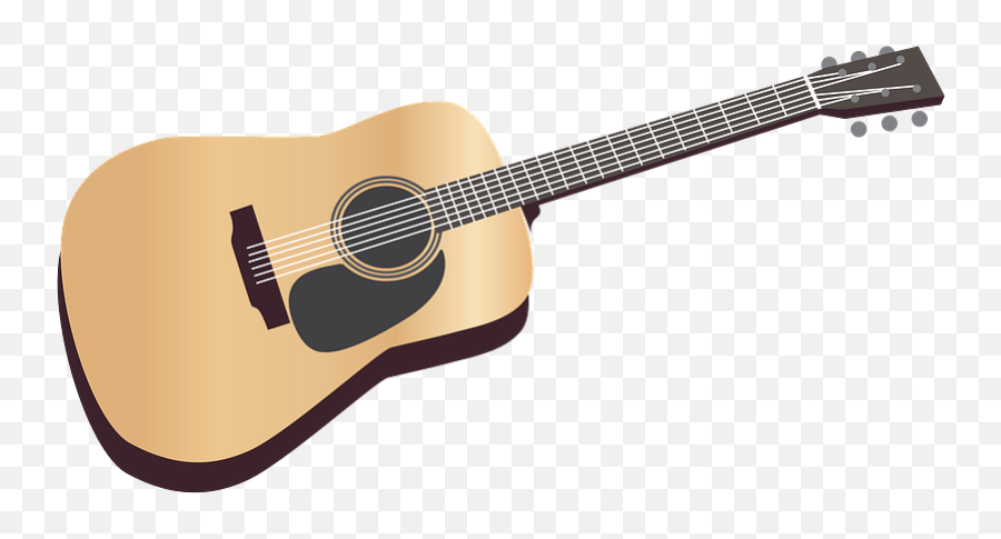 Acoustic Guitar Clipart Free Download Transparent Png - Àn Ghi Ta Png Emoji,Guitar Transparent
