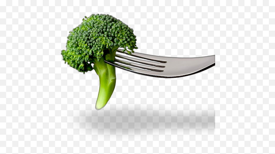 Fork And Broccoli Png Transparent Png - Fork Emoji,Broccoli Png